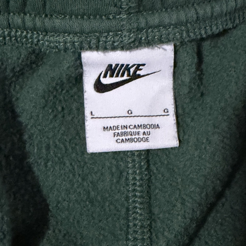 Nike Club Fleece Men's Fleece Joggers Fir/Fir FN3094-323 Size L Chenille Logo - Picture 3 of 8